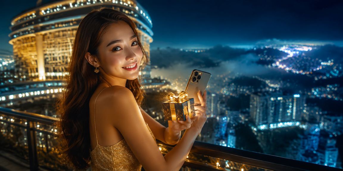 Pengguna Malaysia mengakses platform kasino dalam talian life360 melalui telefon di Genting Highlands