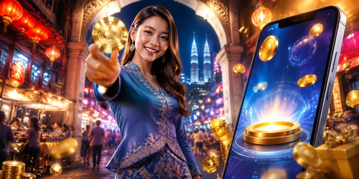 Pemain wanita mengakses akaun Baccarat dengan selamat menggunakan telefon di Kuala Lumpur