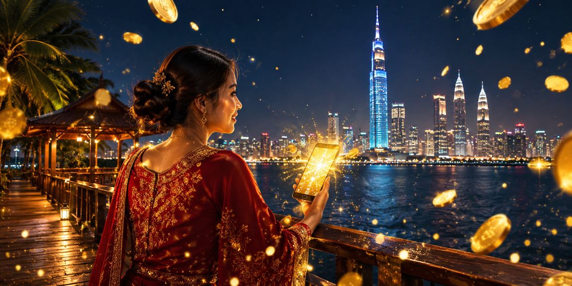 Pengguna Malaysia mendaftar akaun life360 melalui telefon mudah alih di Kuala Lumpur semasa Hari Raya